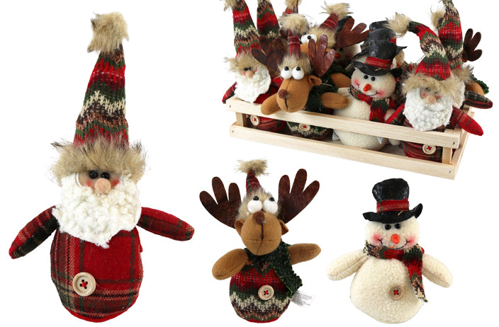 PLAID TREE ORNAMENT
