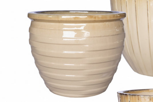 TECHNO 21" PLANTER CREAM
