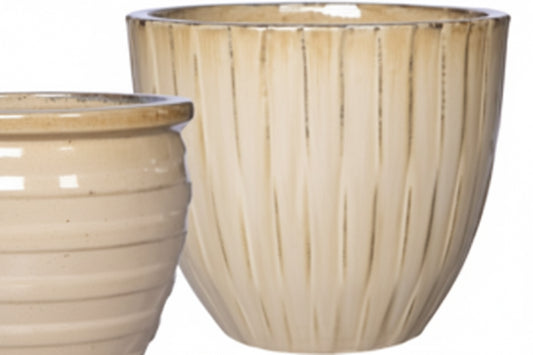 TECHNO 12.2" EGG PLANTER CREAM
