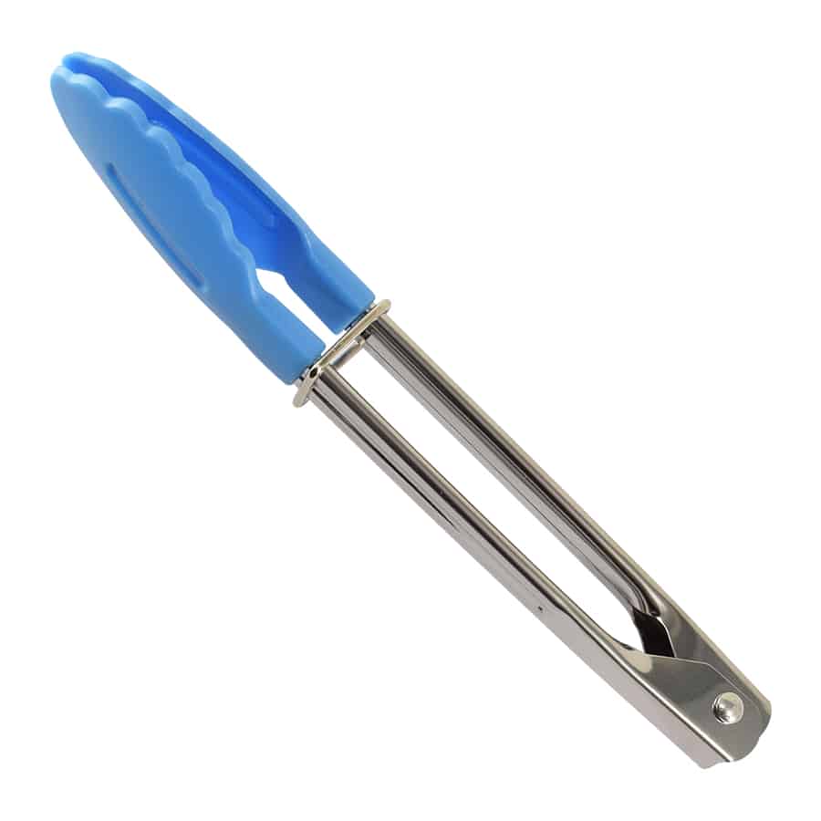 MINI SERVING TONGS- BLUE