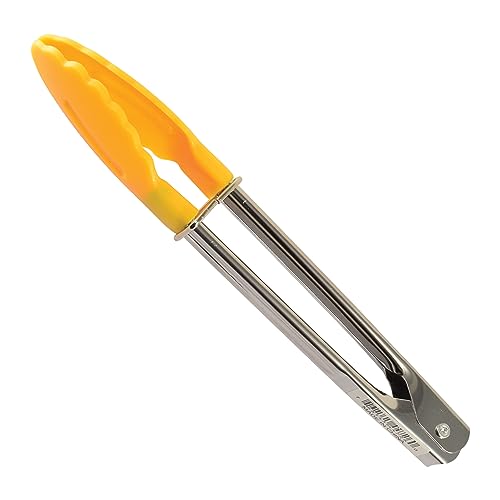 MINI SERVING TONGS- YELLOW