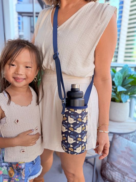 EDEN BOTTLE SLING HOWZIT SHAKA NAVY