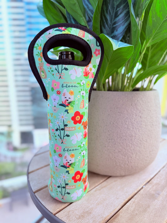 EDEN WINE POUCH FULL BLOOM LITE GREEN