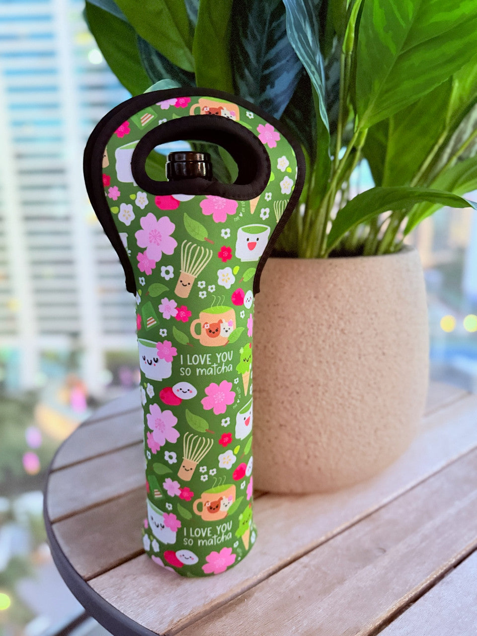 EDEN WINE POUCH LOVE YOU SO MATCHA