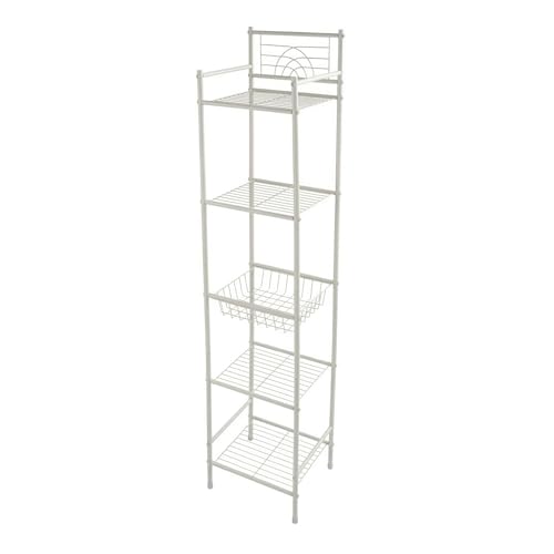 5 TIER BATHROOM STORAGE SHELF