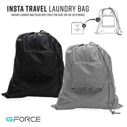 PACKABLE TRAVEL LAUNDRY BAG