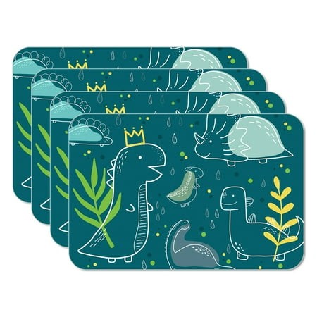 PLACEMAT DINOSAURS REVERSIBLE