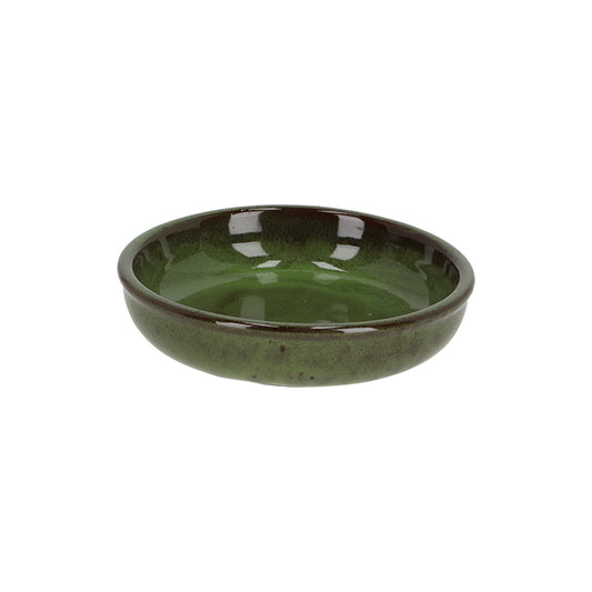 KOKEDAMA CERAMIC SAUCER GREEN MED