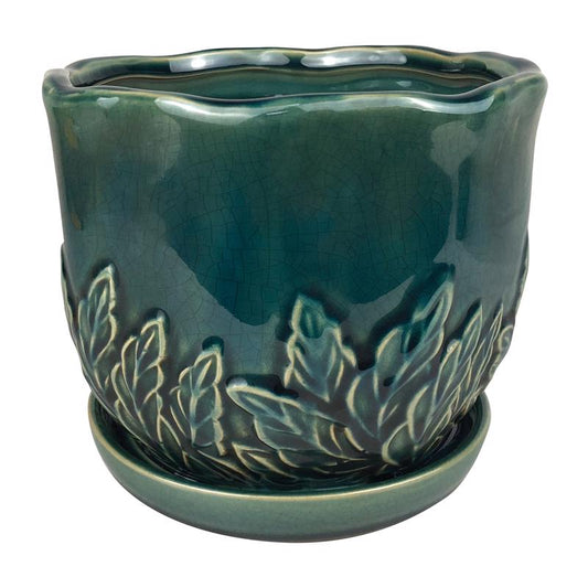 SOFIA PLANTER TURQUOISE 4.25"