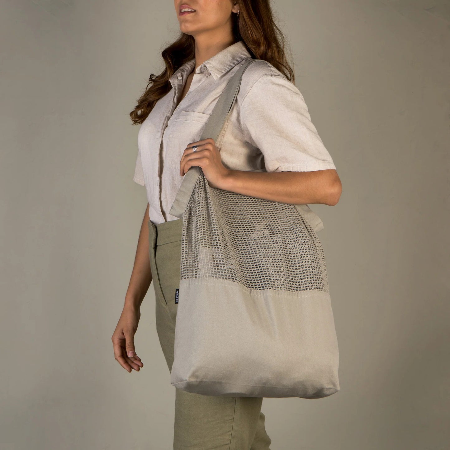 MERCADO TOTE BAG DOVE GREY