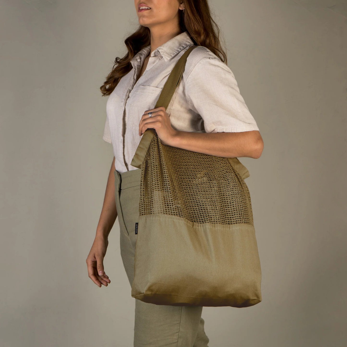 MERCADO TOTE BAG OLIVE BRANCH