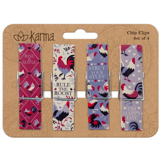 BAG CLIPS ROOSTER