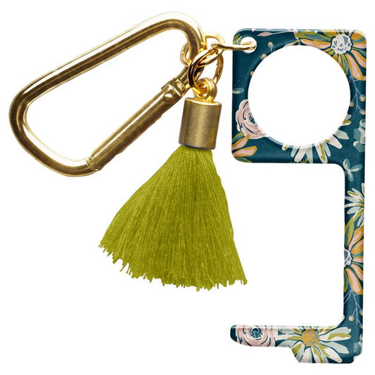 SAFE TOUCH KEYCHAIN NAVY FLORAL
