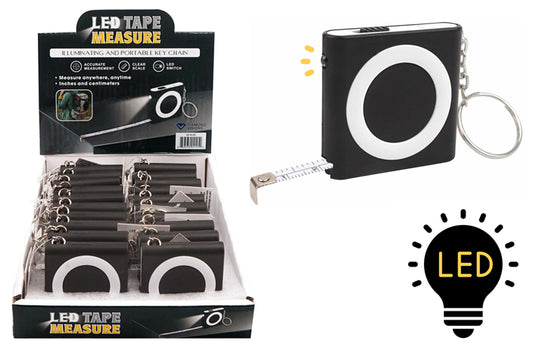 TAPE MEASURE W/LED LIGHT 40"