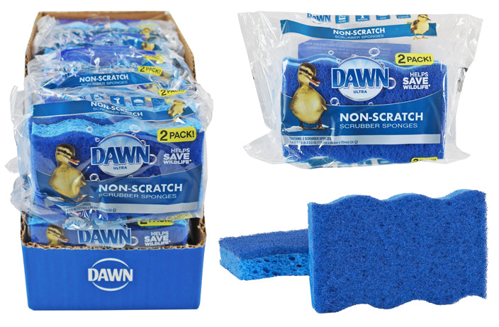 DAWN SCRUBBER SPONGES 2PK
