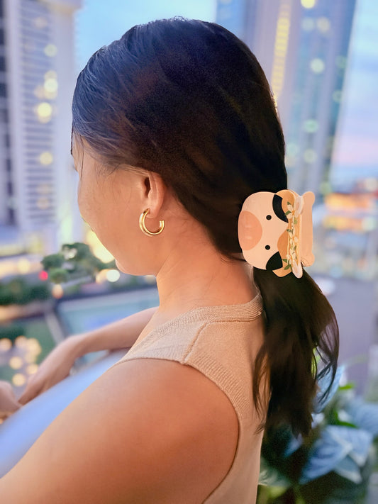 EDEN HAIR CLIP COW
