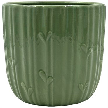 GLOSSY GREEN 6" POT