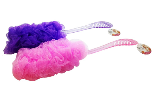 LOOFAH BATH SPONGE W/HANDLE