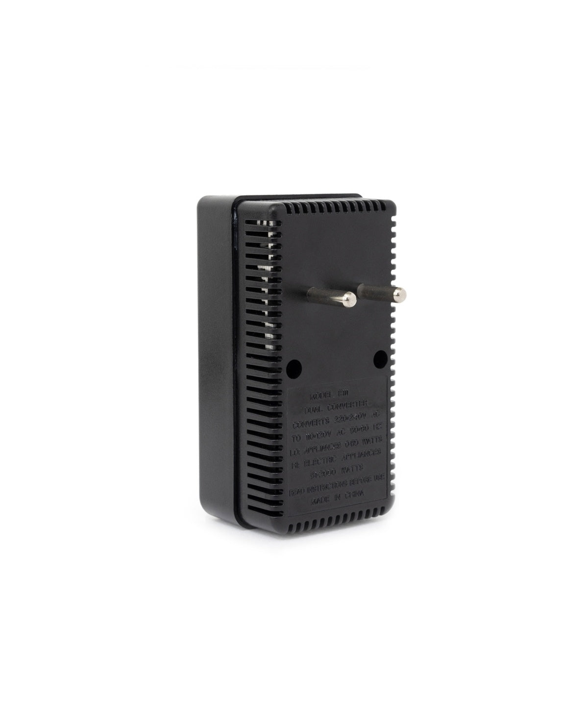 DUAL WATTAGE CONVERTER BLACK