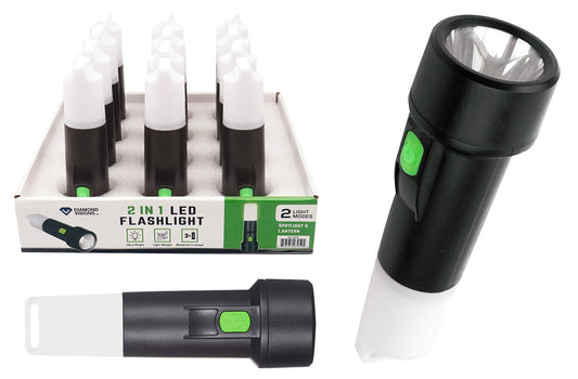 LED FLASHLIGHT W/LANTERN GRIP