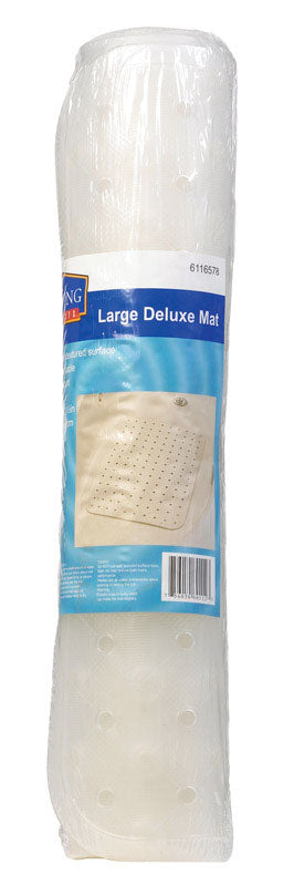 DELUXE BATH MAT 31.5 X 15 CLEAR LARGE