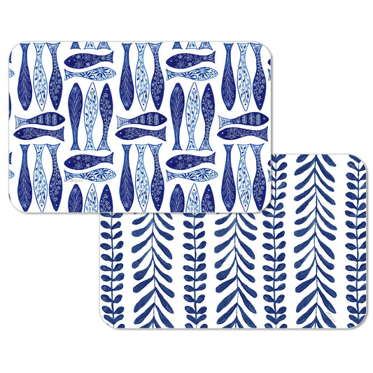 PLACEMAT CHINOISERIE SEA REVERSIBLE