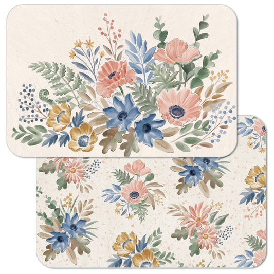 REVERSIBLE PLACEMAT BOTANICAL BLEND