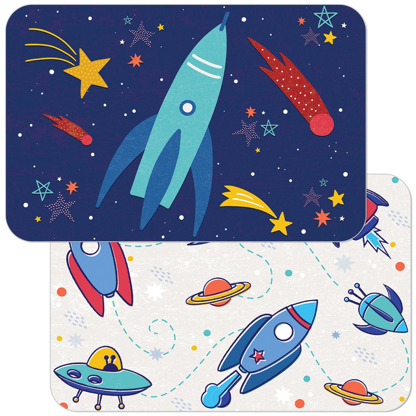 PLACEMAT SPACE FLIGHT REVERSIBLE