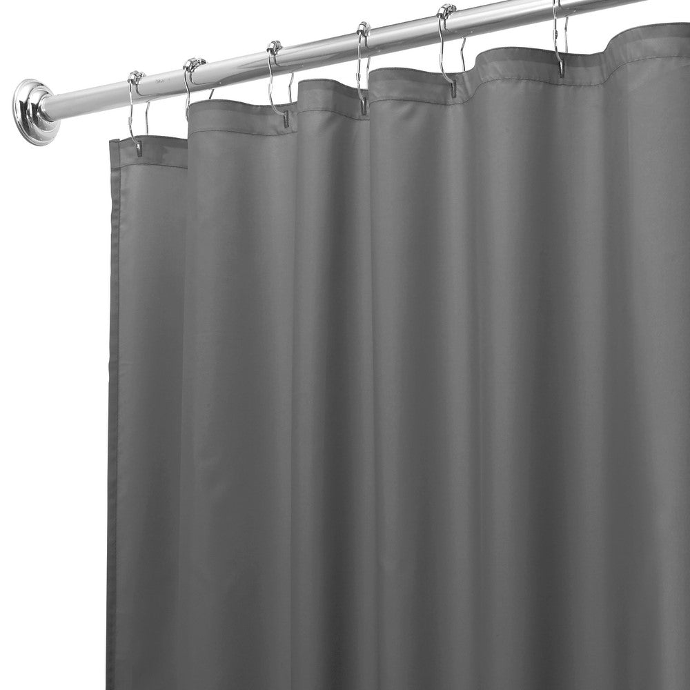 SHOWER CURTAIN LINER 72"X72" CHARCOAL