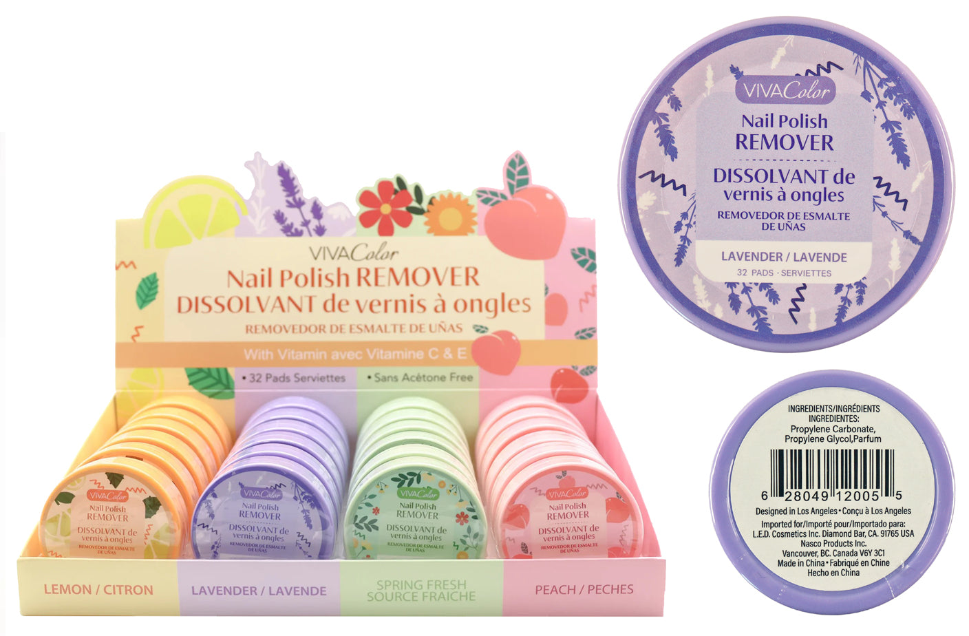 NAIL POLISH REMOVER PADS