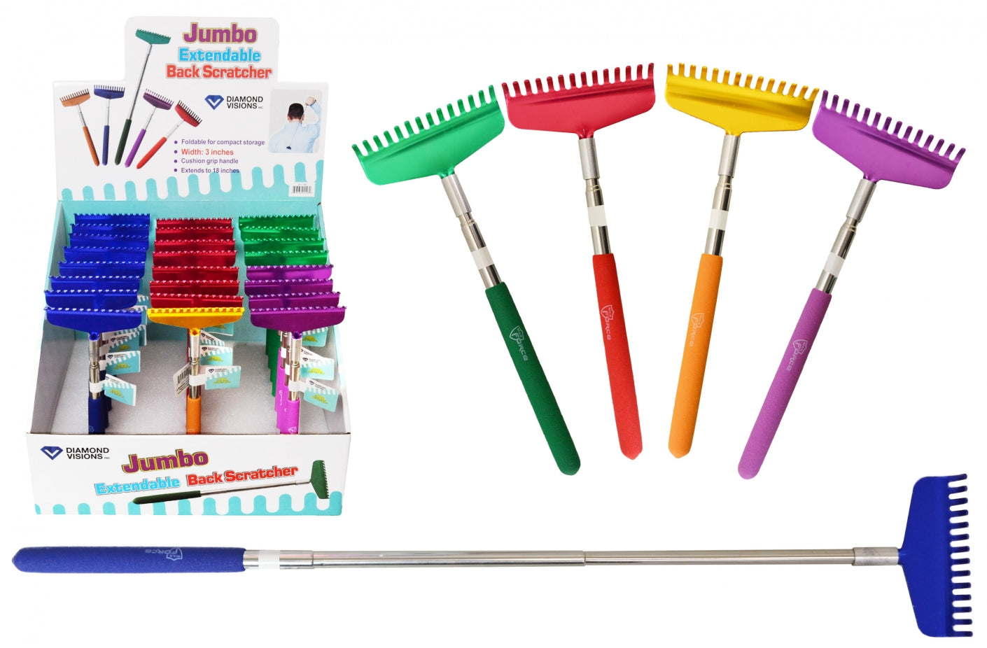 JUMBO EXTENDABLE BACK SCRATCHER