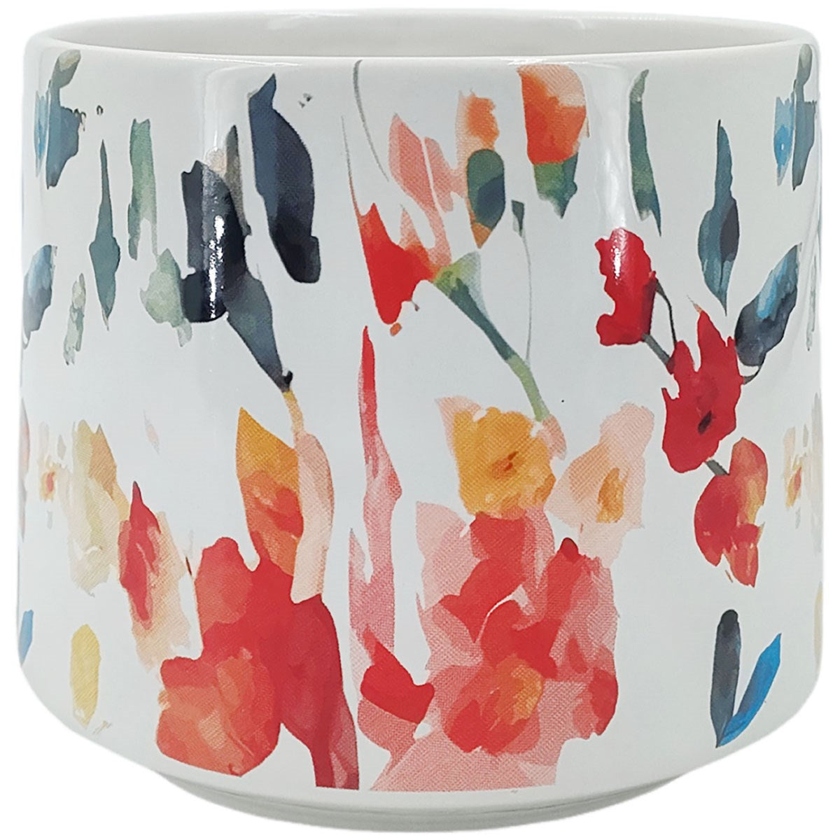 MCARR POT WATERCOLOR FLORAL 4.2"