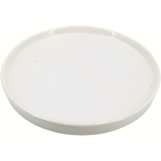 MCARR CERAMIC SAUCER WHITE 6.5"