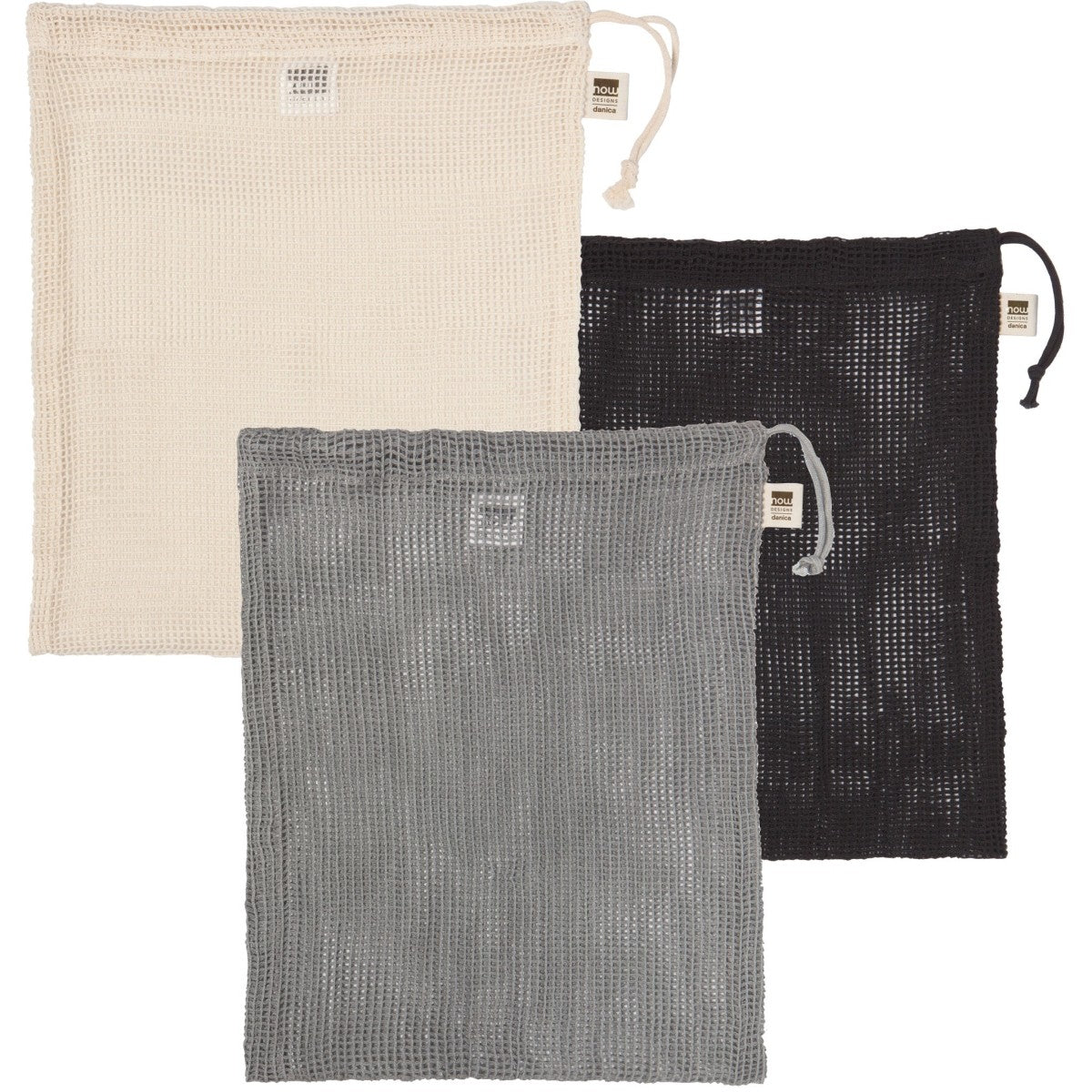 MESH PRODUCE BAGS SET/3 CLOUD