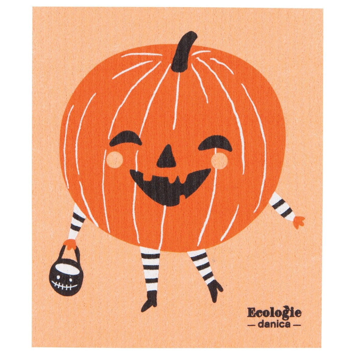 SWEDISH CLOTH BOO CREW PUMPKIN