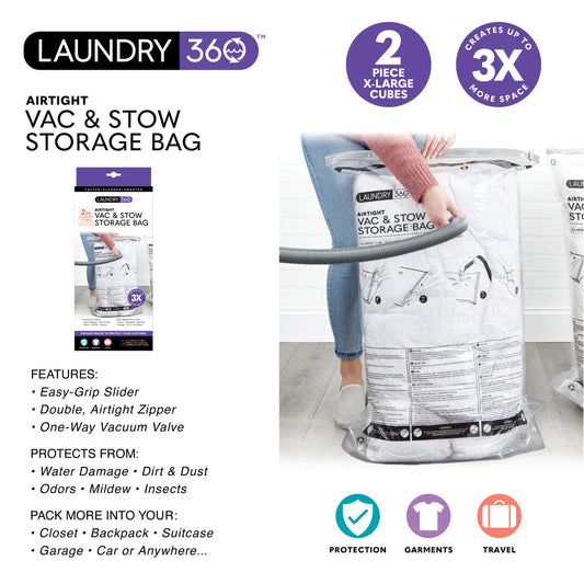 STORAGE VACUUM BAG XL 2CT