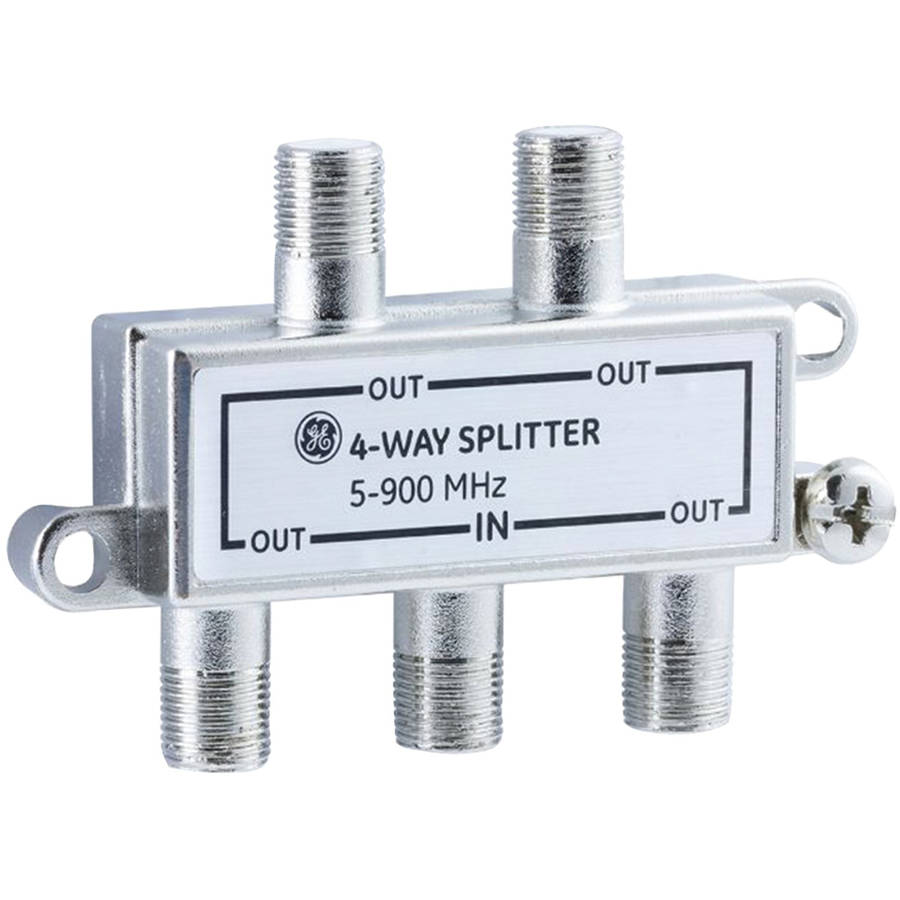 GE 4-WAY SIGNGAL SPLITTER