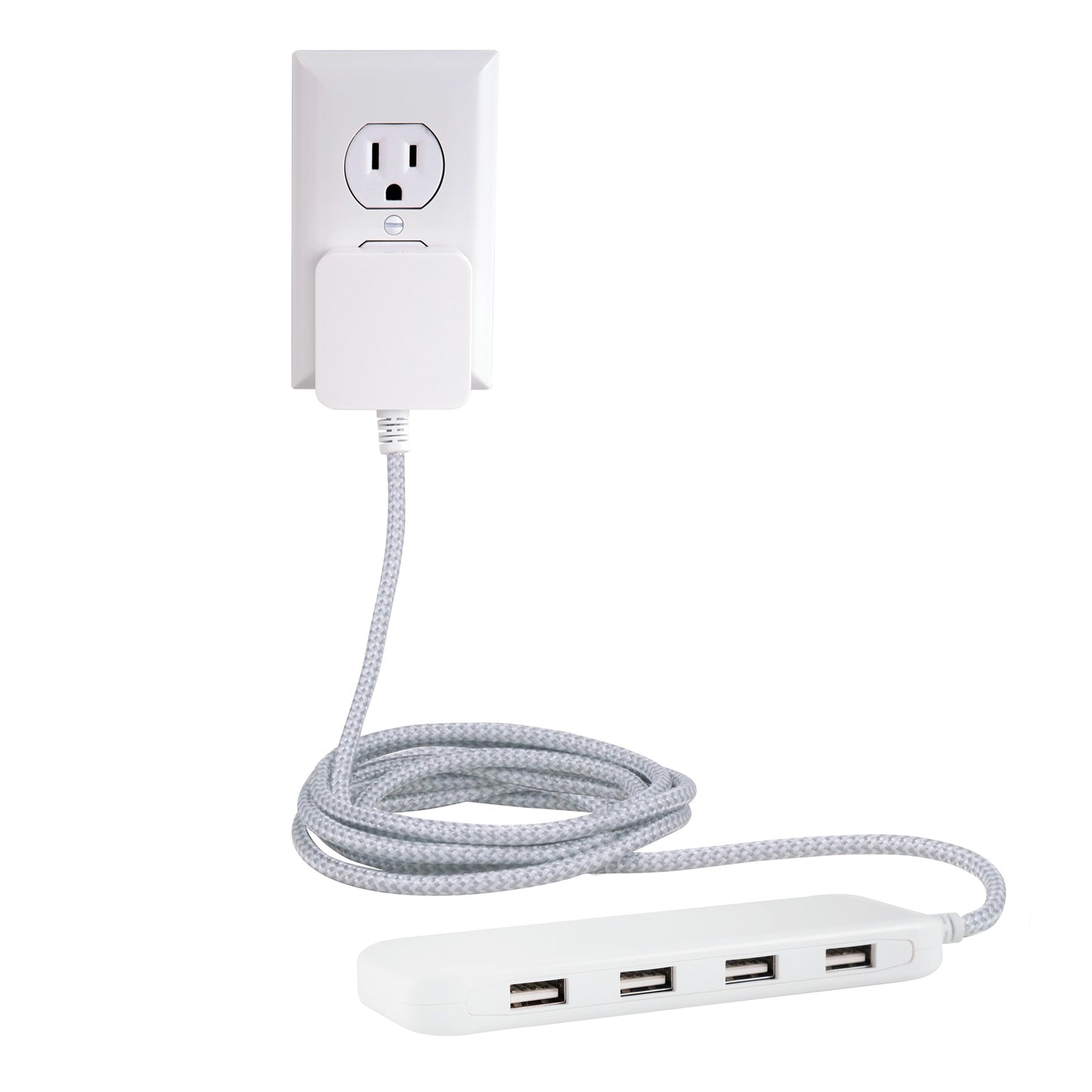 GE USB CHARGING STATION 4-PORT 6'