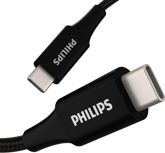 PHILIPS CABLE USB-C TO USB-C 6' GOLD