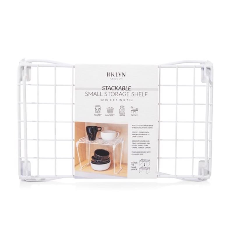 STACKABLE SHELF WHITE  2 X 8 X 12