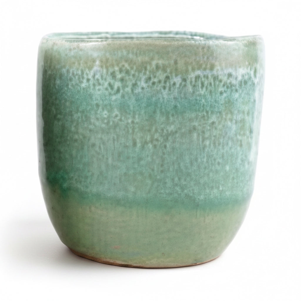 JEWEL TEACUP 4" POT GREEN