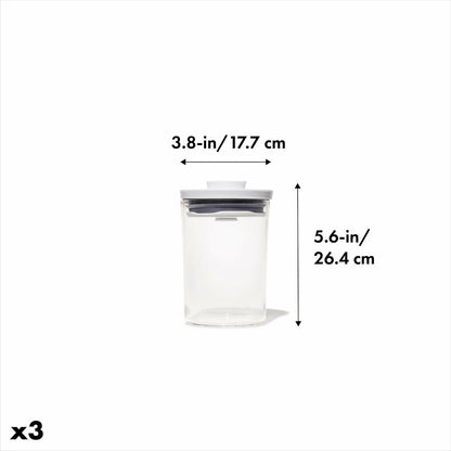 OXO POP ROUND MINI BATH SET 3PC