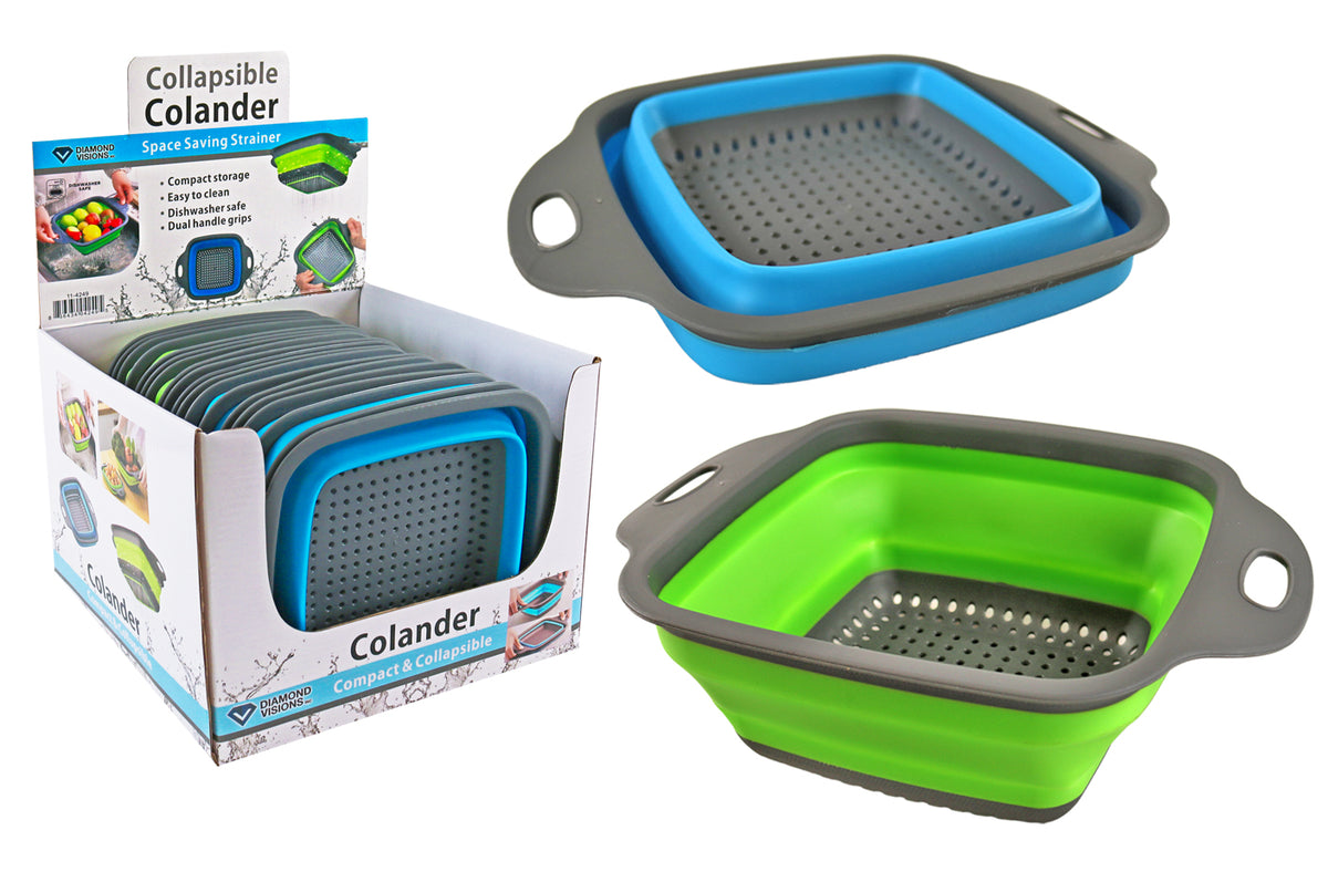 COLLAPSIBLE COLANDER SQUARE 7"