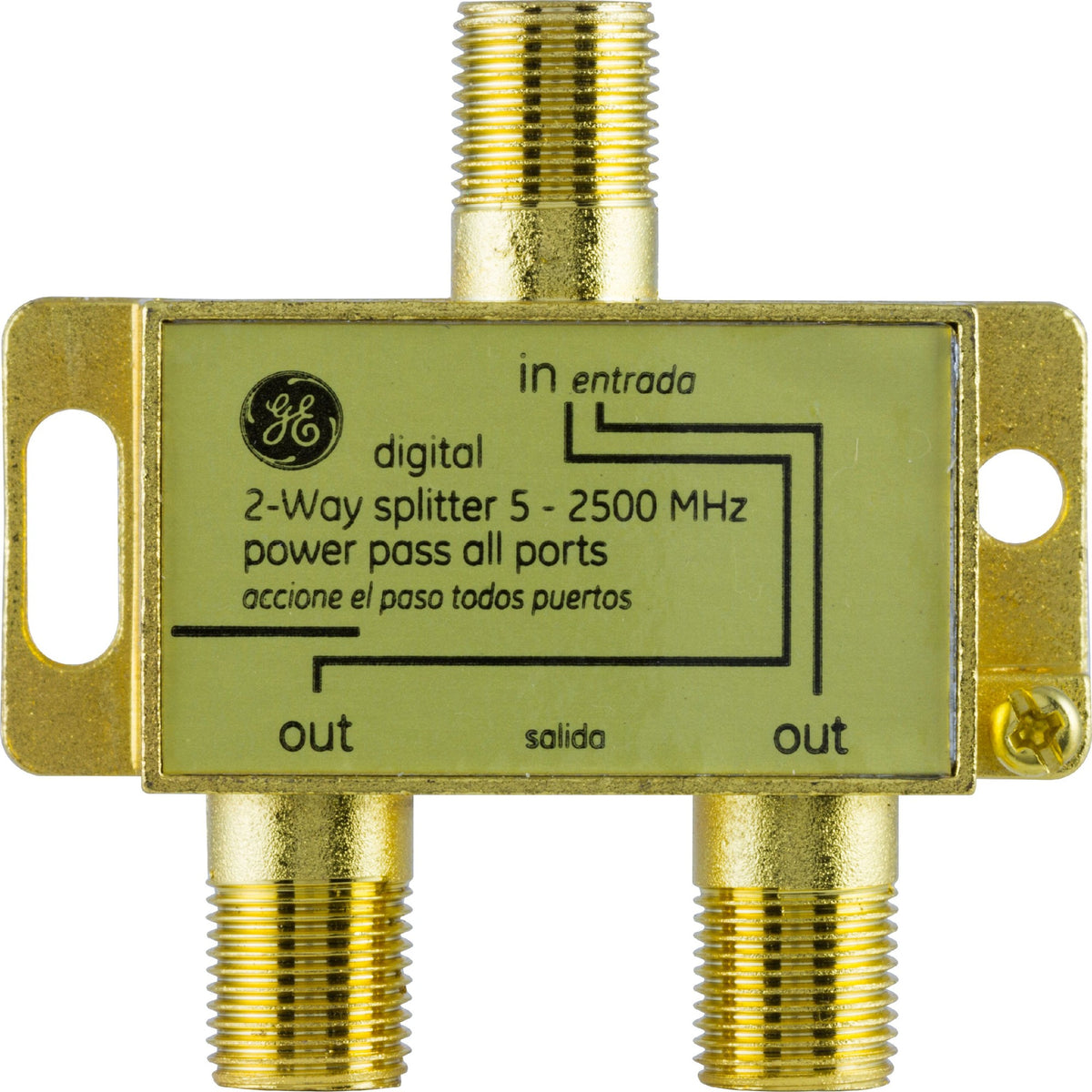 DIGITAL 2-WAY COAX SPLITTER