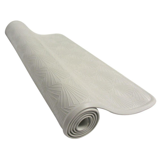 ZENITH WHITE BATHMAT 27.5X15.75 IN.