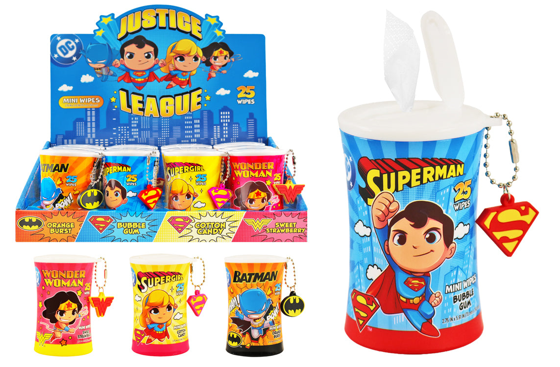JUSTICE LEAGUE HAND WIPES