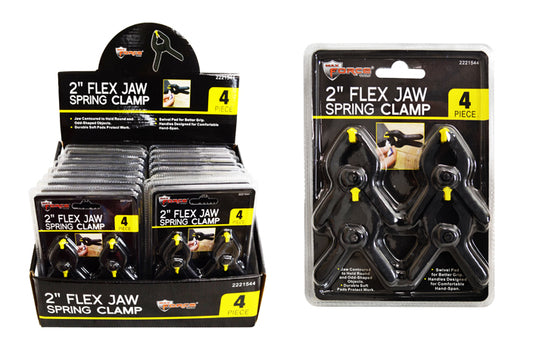 SPRING CLAMPS 2" 4PK