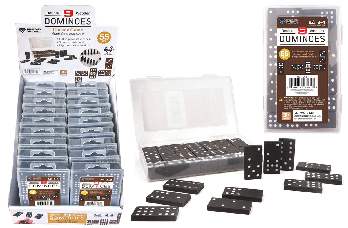 DOMINOES DOUBLE 9 WOODEN