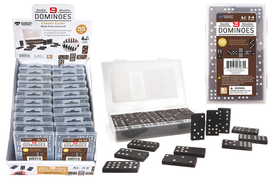 DOMINOES DOUBLE 9 WOODEN