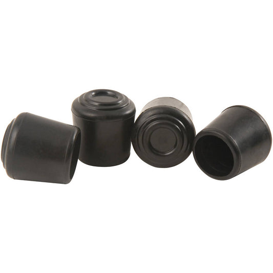 CHAIR TIPS 1-1/4 RUBBER BLK 2PK